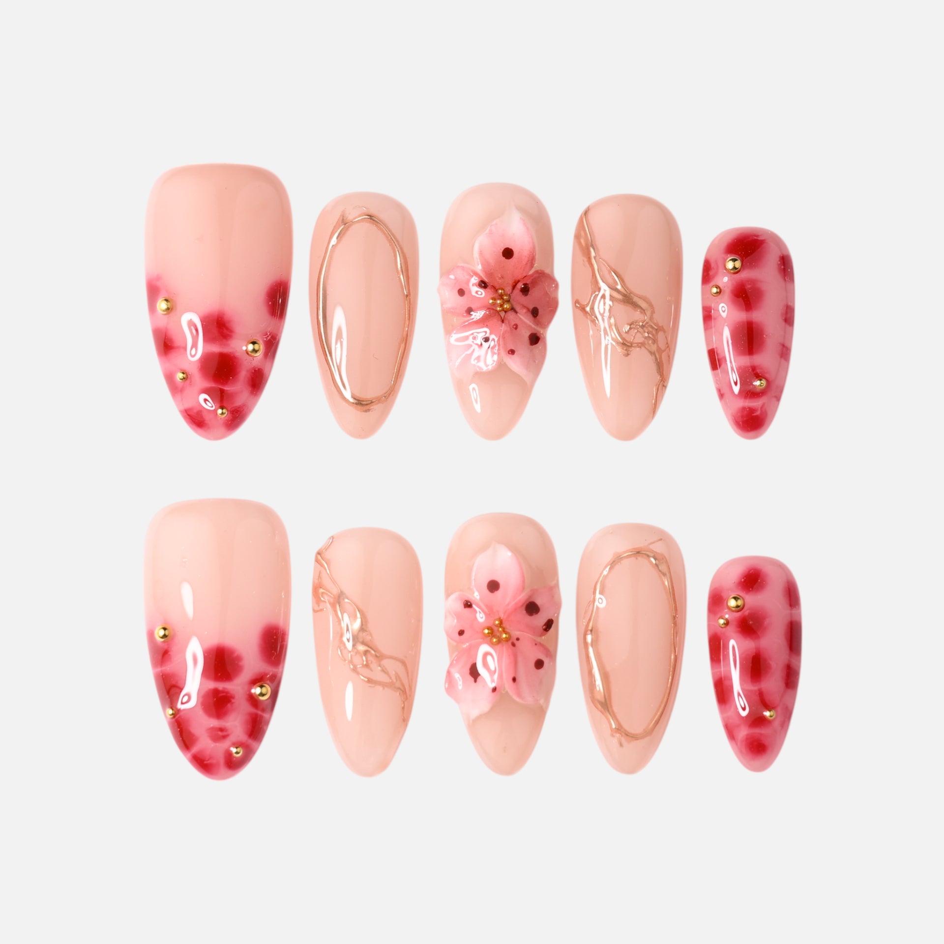 XSサイズ エバーネイル　ever nail Sakura Mousse Sakura Ember – The Only Nails