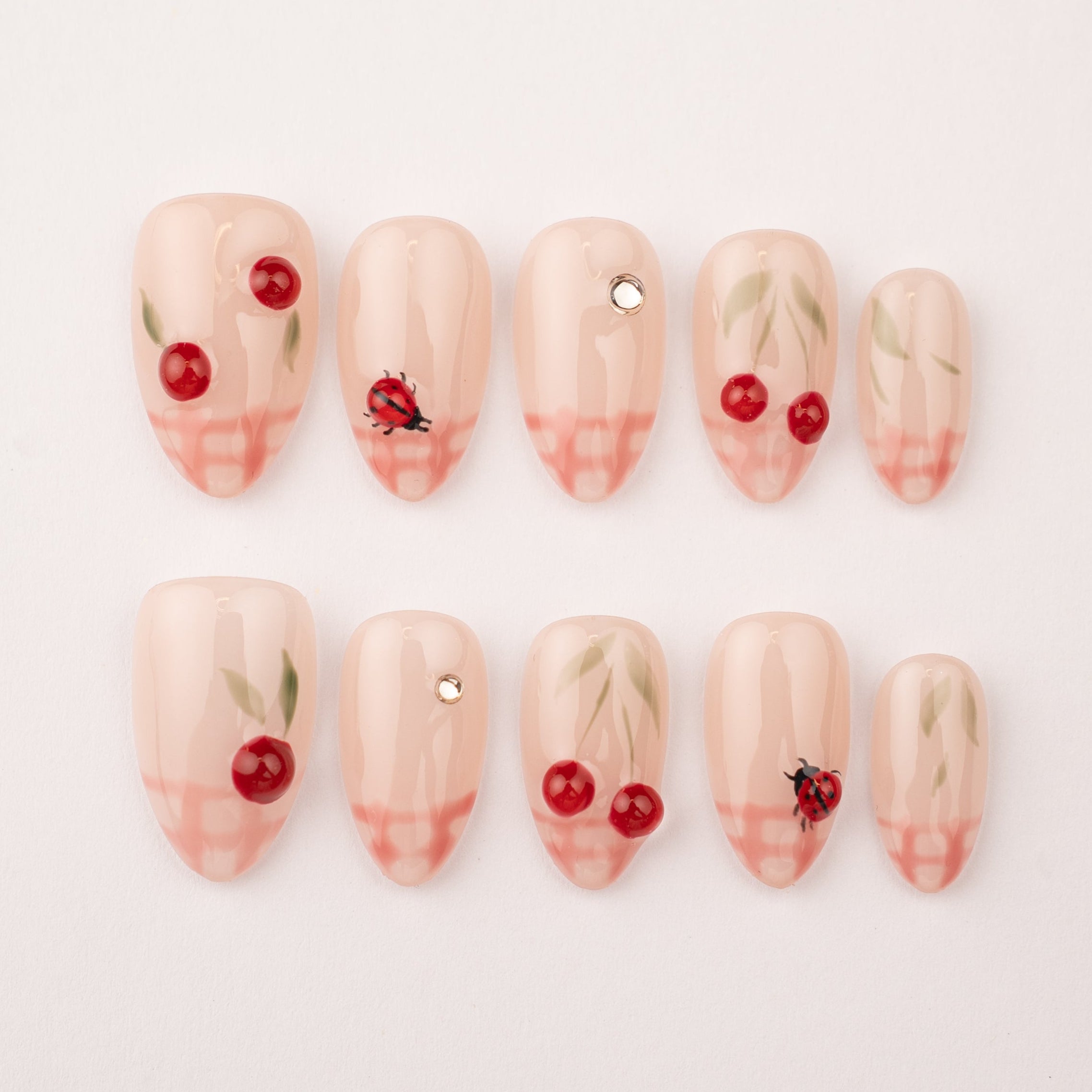 adeline’s press ons Amazon.com: Press on Nails Short - Aegenacess Square Press