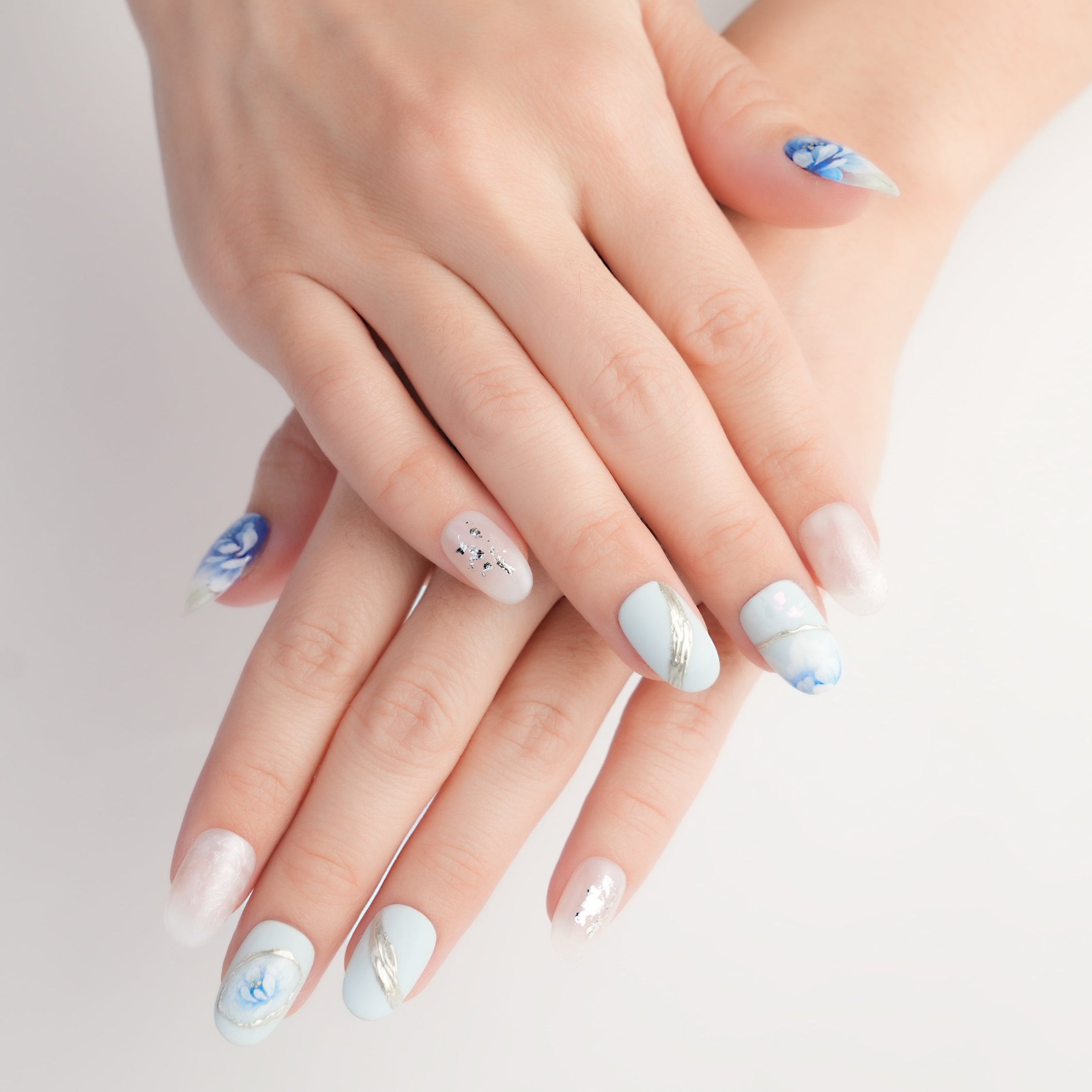 【Nail One & Only 最新サイズ表】 Watercolor Blossom (ZB1 Blooms) Zero base one – The Only Nails