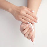 Almond French White Heart