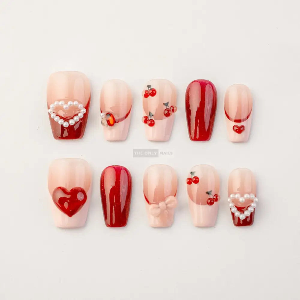 Cherry Kissed - Medium Length