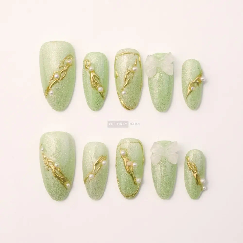 Elegant Ribbon - Green