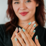 Jade Bloom - Mint / Short Almond