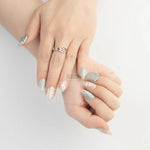 Jade Bloom - Mint / Short Almond