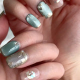 Jade Bloom - Short Square